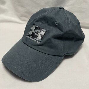 Under Armour Hat Mens One Size Branded Sportswear Logo Grey 1361539-012